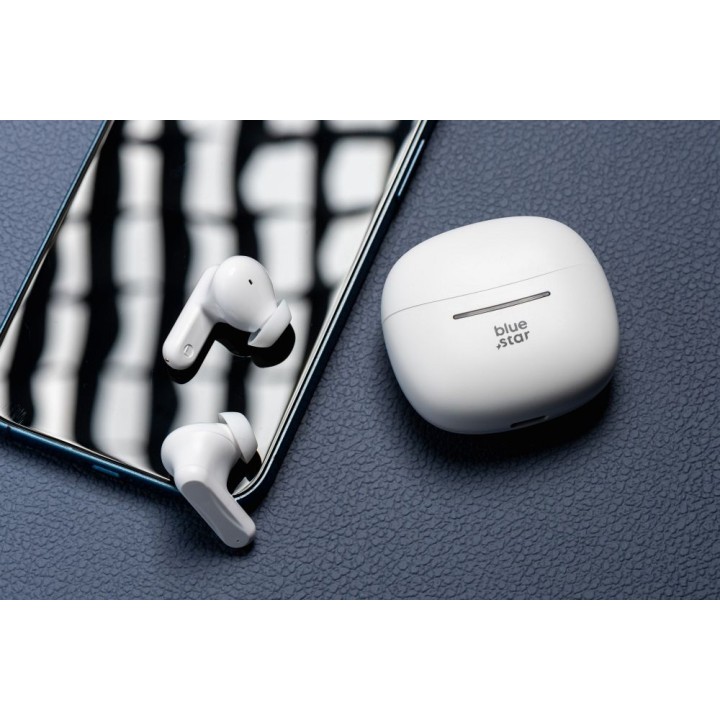 Wireless headphones in-ear Blue Star BK44 TWS white