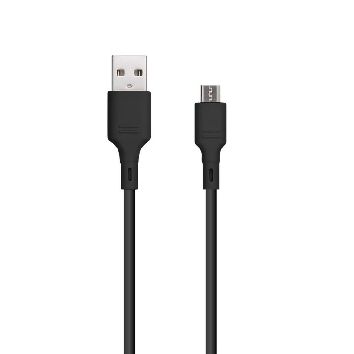 Кабель USB A для Micro USB Blue Star 2A 1 m DC-001AM2.0 чорний