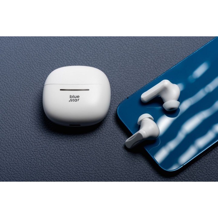 Wireless headphones in-ear Blue Star BK44 TWS white