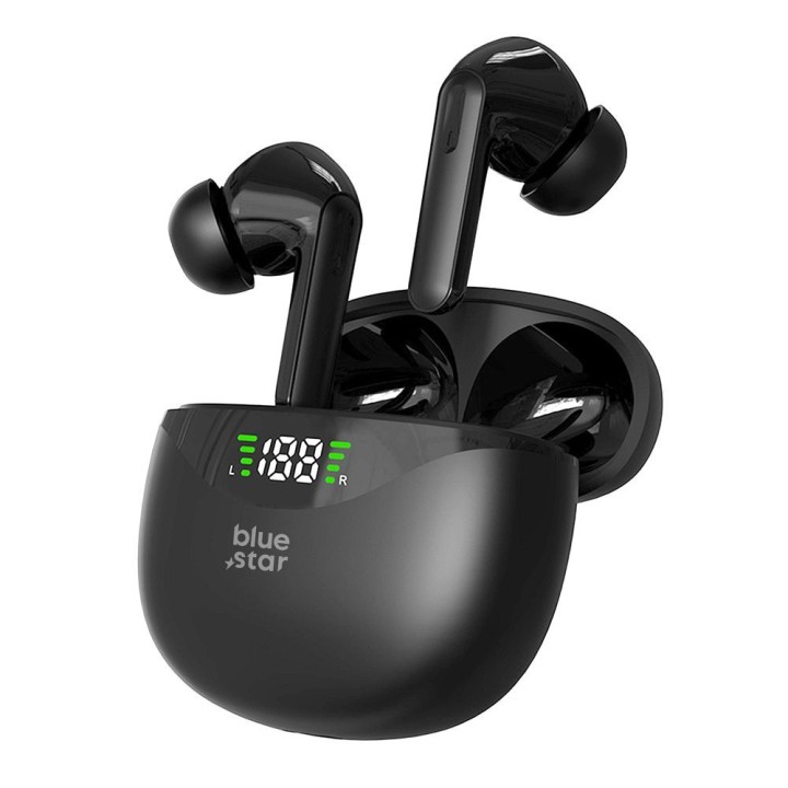 Wireless in-ear headphones Blue Star T60 TWS black