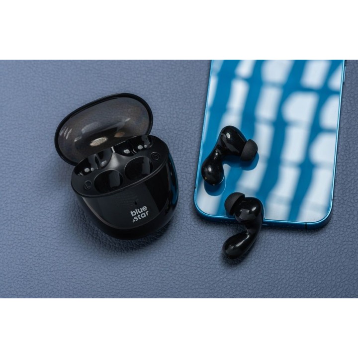 Wireless in-ear headphones Blue Star BK99 TWS black