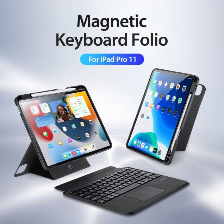DUX DUCIS case DK foldable with keyboard wireless for iPad 4/5/6/iPad Pro 11 (2018/2020/2021/2022) black