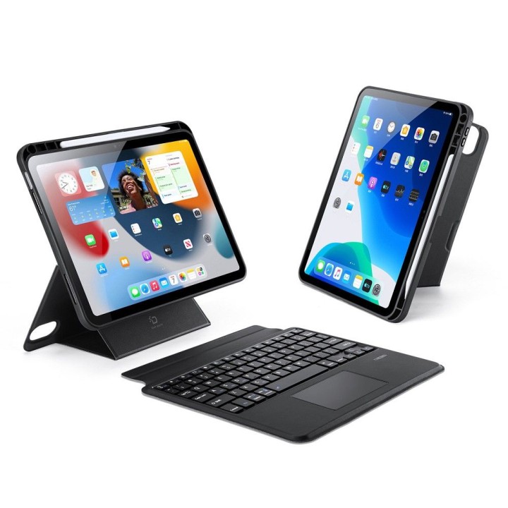 DUX DUCIS case DK foldable with a wireless keyboard for iPad 10 (2022) black