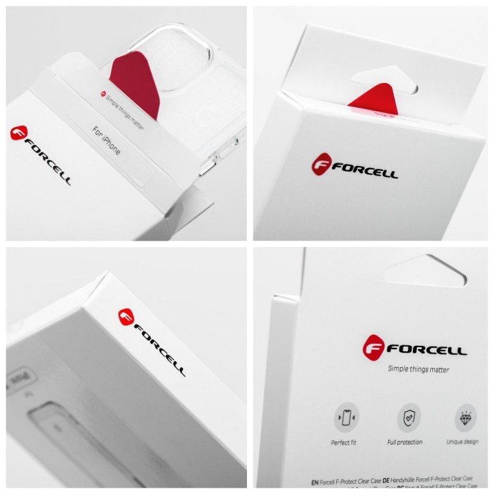 Чохол для Xiaomi Redmi Note 13 5G Forcell F-Protect Clear Case прозорий