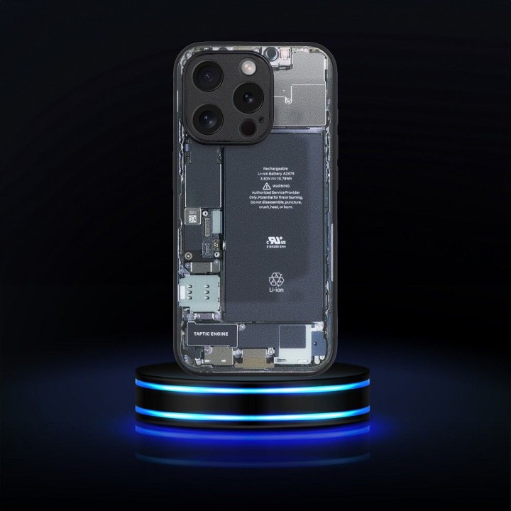 Case for iPhone 15 PLUS Tech pattern 2