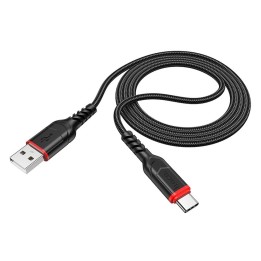 Kabel USB A do USB C Hoco QC 3A 1 m X59 czarny