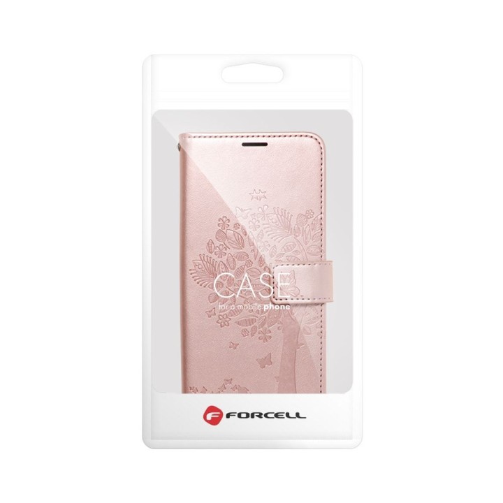 Flip case for iPhone 12 / 12 PRO Mezzo Book tree rose gold