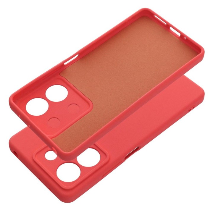 Чехол для Xiaomi Redmi Note 13 5G Silicone персиковый