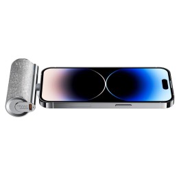 Powerbank Veger PlugOn (W0573) PD QC3.0 2,4A 12W 5000 mAh z wbudowanym złączem USB C srebrny