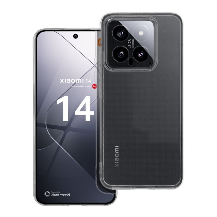Case for Xiaomi 14 Clear Case 2 mm (camera protection) transparent
