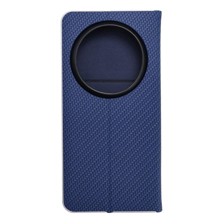 Чохол з клапаном для Xiaomi 14 ULTRA Luna Book Carbon синій