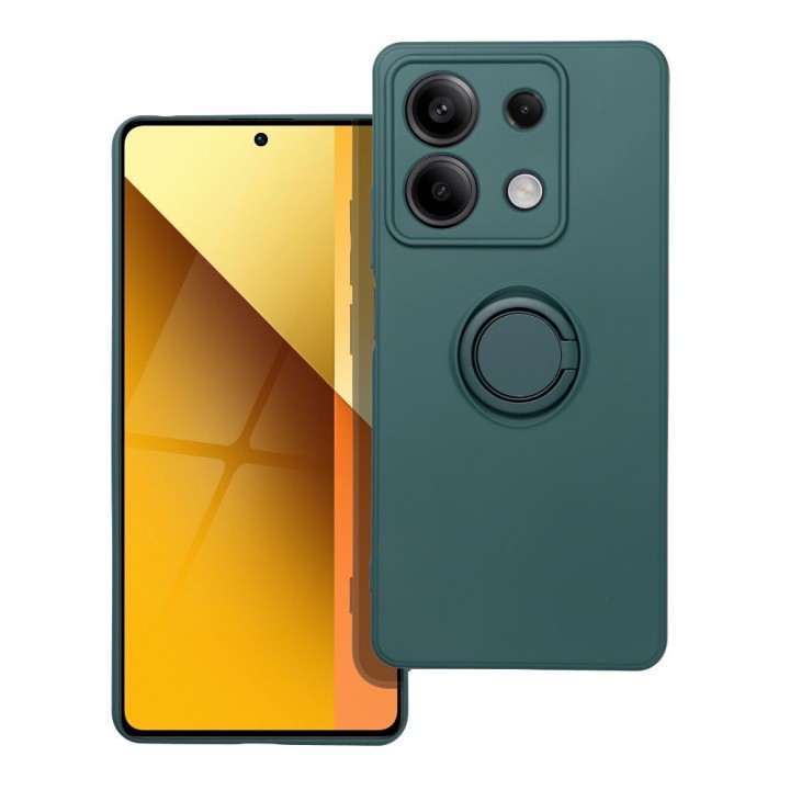 Чехол для Xiaomi Redmi Note 13 5G Silicone Ring зеленый