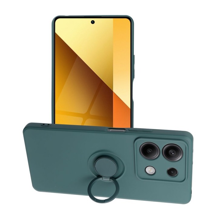 Чехол для Xiaomi Redmi Note 13 5G Silicone Ring зеленый