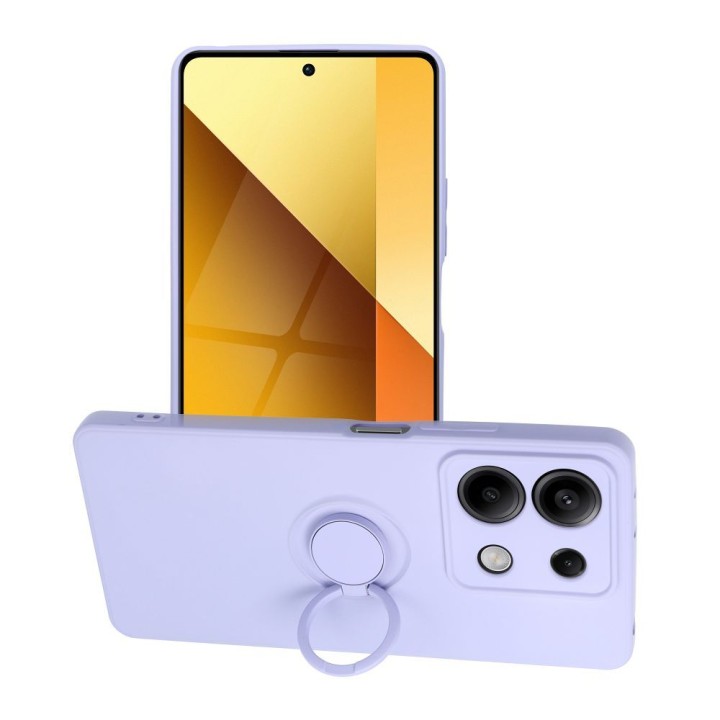 Etui na Xiaomi Redmi Note 13 5G Silicone Ring fioletowe