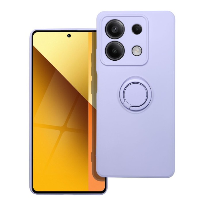 Чехол для Xiaomi Redmi Note 13 5G Silicone Ring фиолетовый