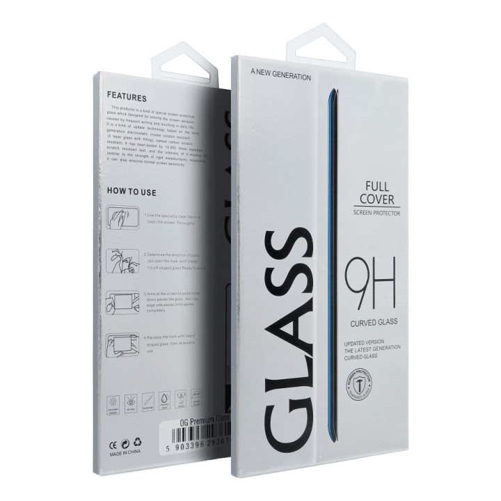 Tempered glass 6D for Xiaomi Redmi NOTE 13 PRO PLUS 5G OG Premium Glass black