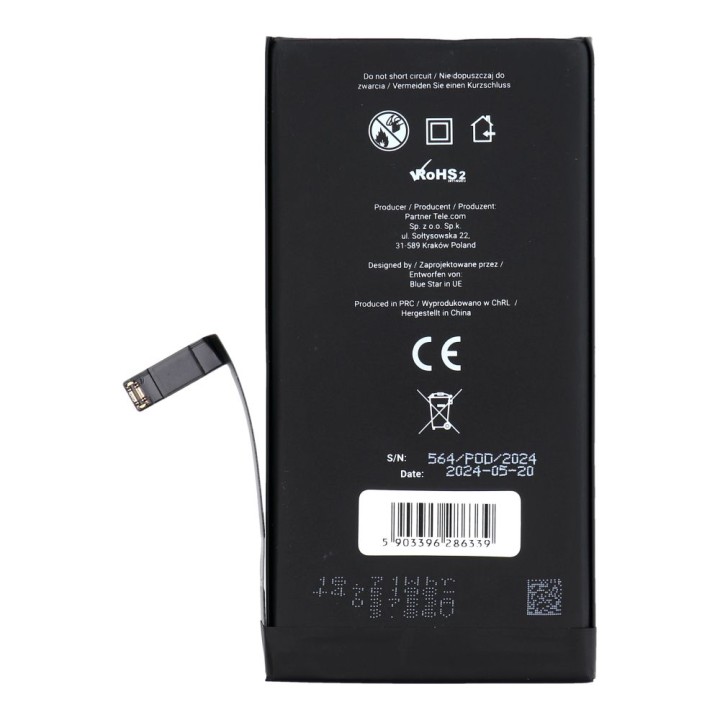 Акумулятор для iPhone 14 PLUS 4325 mAh Blue Star HQ
