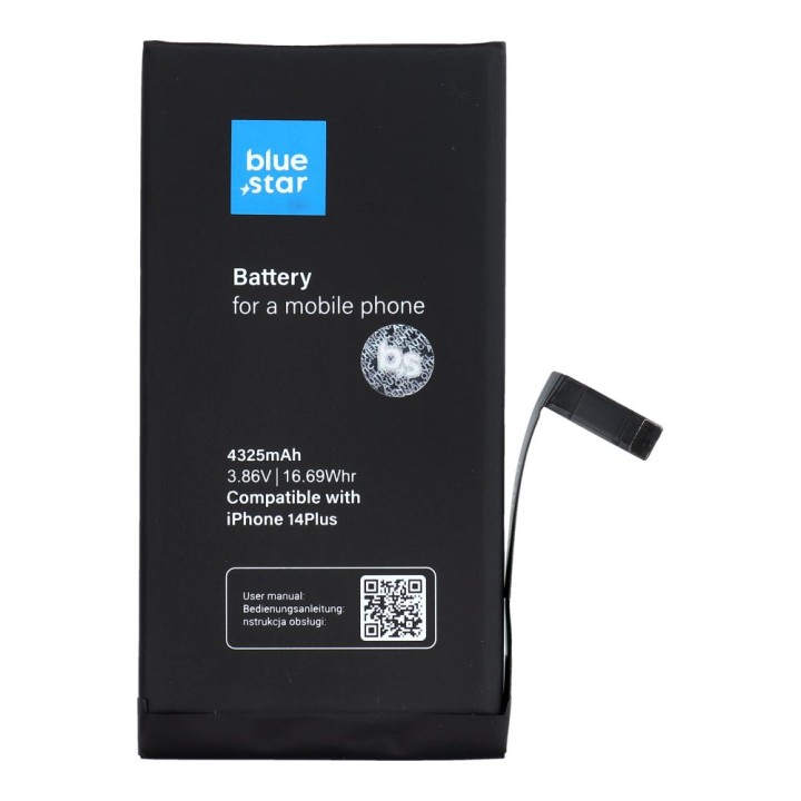 Акумулятор для iPhone 14 PLUS 4325 mAh Blue Star HQ