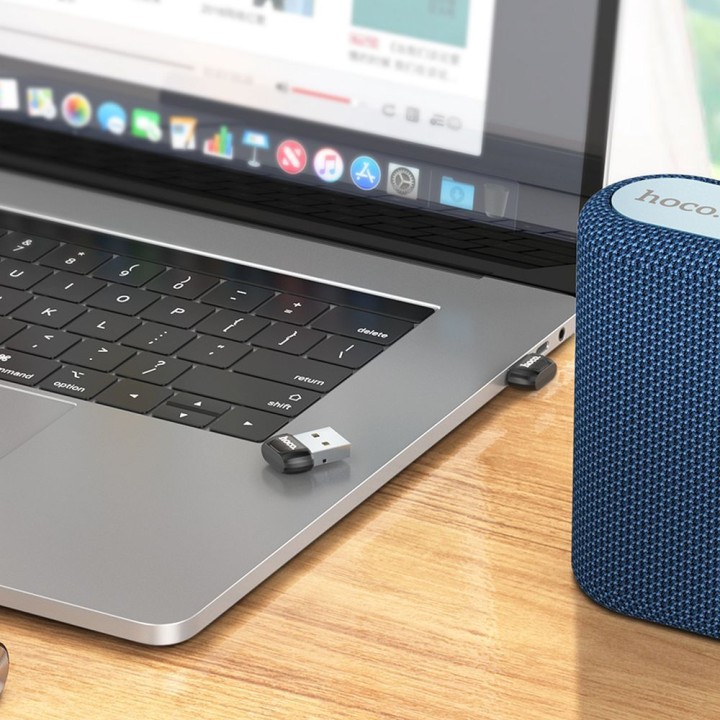Адаптер USB A Bluetooth Hoco UA18 чорний