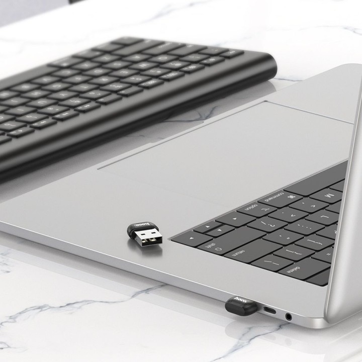 Адаптер USB A Bluetooth Hoco UA18 чорний