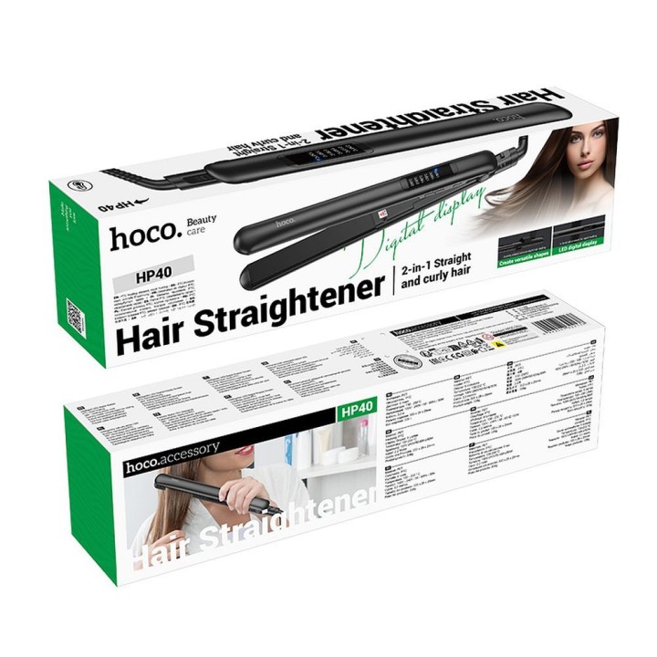 Prostownica do włosów Hoco HP40 czarna