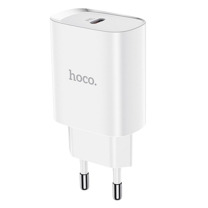 Сетевое зарядное устройство для телефона Hoco USB C PD 20W N14 белое