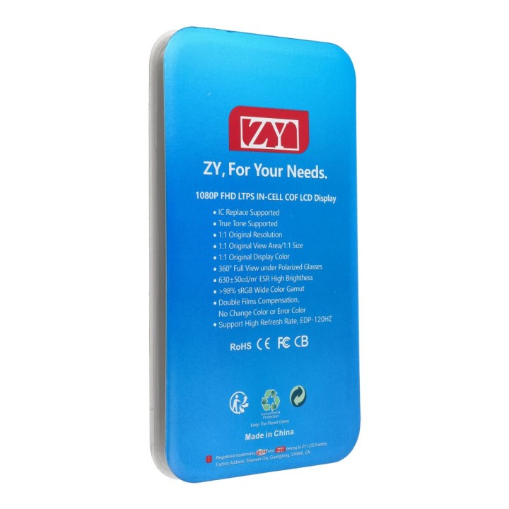 Дисплей для iPhone 13 Pro з сенсорним екраном чорним (ZY-LTPS) IC Transferable