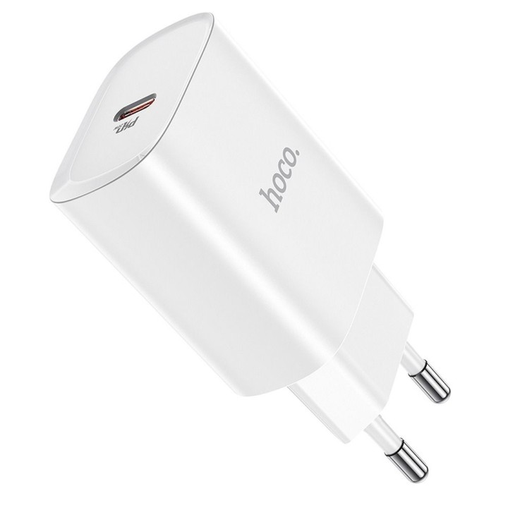 Сетевое зарядное устройство для телефона Hoco USB C PD 20W N14 белое