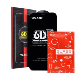 Szkło Hartowane 6D do Motorola G04 / G24 / G24 Power / E14 Veason Pro Glass czarne