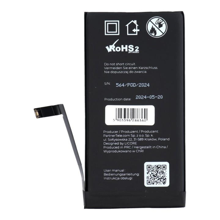 LICORE battery for IPHONE 14 Plus 4325 mAh