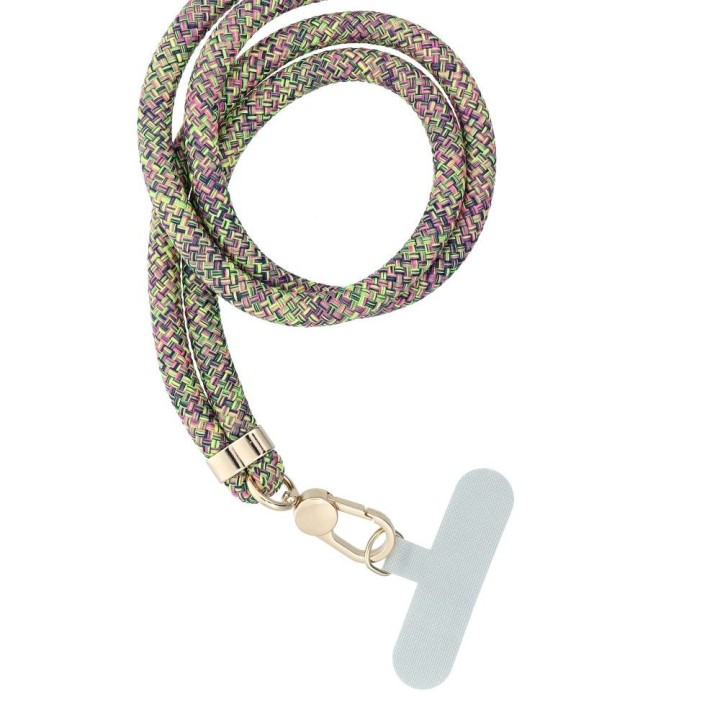 Phone lanyard, phone charm - SWING (8mm) with adjustable length / cord length 165cm (max 82,5cm loop length) / for