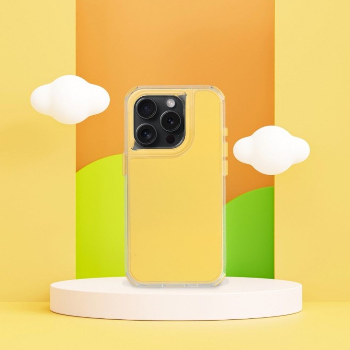 Case for iPhone 15 PRO MAX Matrix yellow