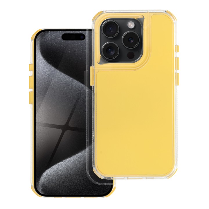 Etui na iPhone 15 PRO MAX Matrix żółte