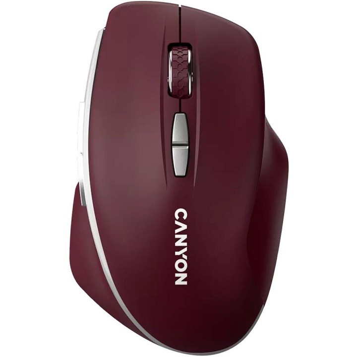 Мышь беспроводная BT 1600 dpi CANYON MW-21 красная
