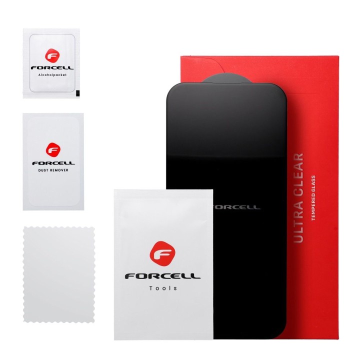 Szkło hartowane do iPhone X / XS / 11 PRO Forcell Ultra Clear Glass czarne