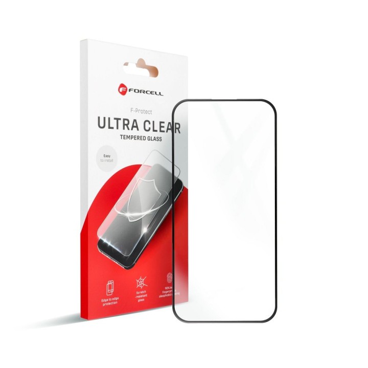 Szkło hartowane do iPhone X / XS / 11 PRO Forcell Ultra Clear Glass czarne