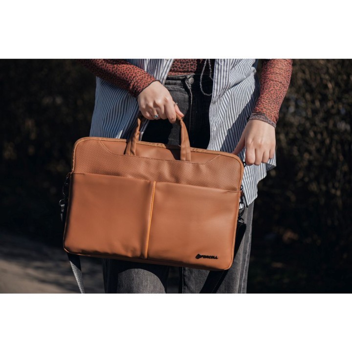 Сумка для ноутбука 15,6" Forcell F-Protect URBAN STYLE коричневая