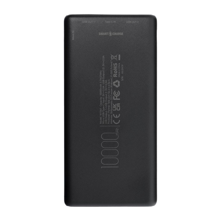 Повербанк Blue Star W1061 2A 10000 mAh черный