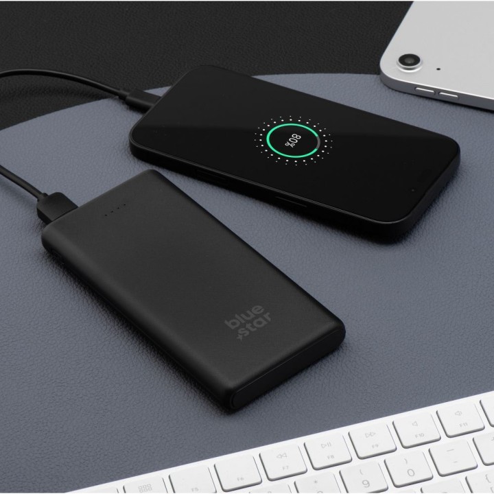 Повербанк Blue Star W1061 2A 10000 mAh чорний