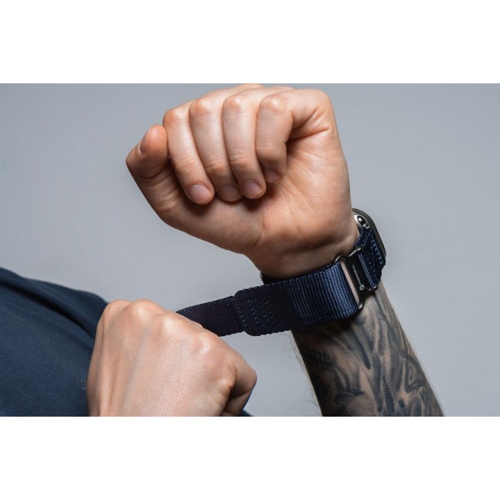 Strap for Apple Watch Forcell F-Design FA05 hook-and-loop, nylon 38 / 40 / 41 mm blue