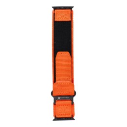 Ремінець для Apple Watch Forcell F-Design FA05 на липучці, нейлоновий 38 / 40 / 41 mm помаранчевий