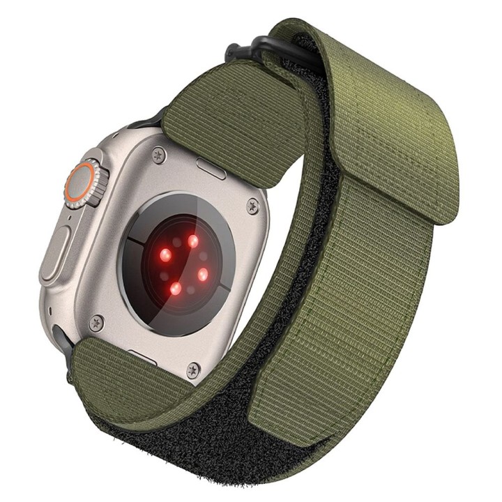 Strap for Apple Watch Forcell F-Design FA05 hook-and-loop, nylon 38 / 40 / 41 mm green