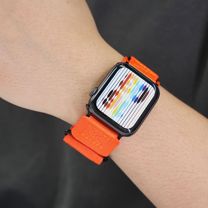 Strap for Apple Watch Forcell F-Design FA05 hook-and-loop, nylon 38 / 40 / 41 mm orange