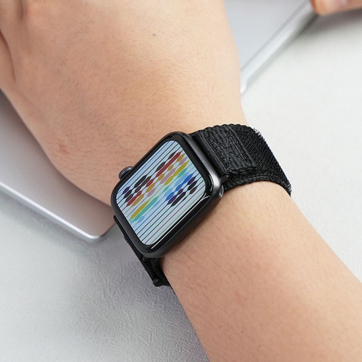 Ремешок для Apple Watch Forcell F-Design FA05 липучка нейлон 38 / 40 / 41 mm черный