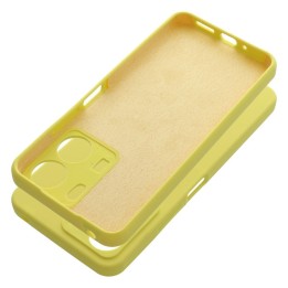 Чохол для Xiaomi Redmi 13C Silicone 2mm (camera protection) жовтий