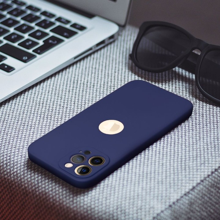 Чехол для iPhone 13 Soft темно-синий