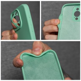 Etui na iPhone 11 Silicone 2mm (camera protection) miętowe