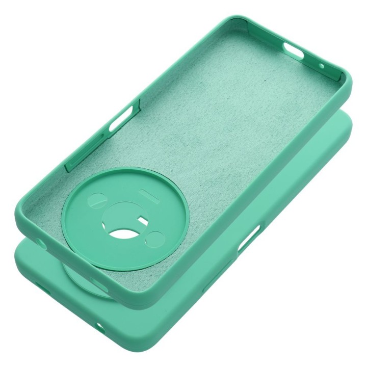 Case for Xiaomi Redmi A3 4G Silicone 2mm (camera protection) mint
