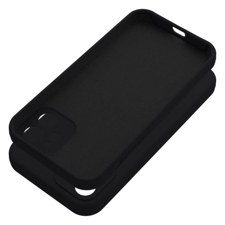 Чохол для iPhone 12 Silicone 2mm (camera protection) чорний