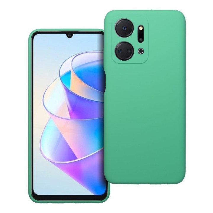 Чохол для Honor X7A Silicone 2mm (camera protection) м’ятний